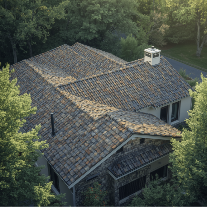 stone coated tile roofing 